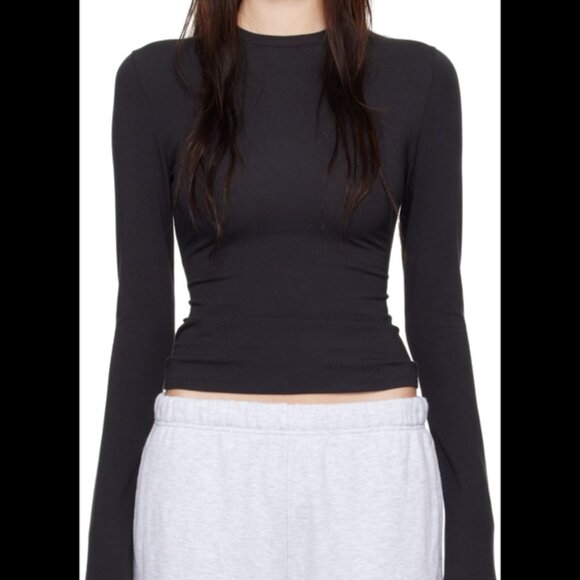 Nwot Skims Black Long Sleeve Womens Top - Picture 4 of 4
